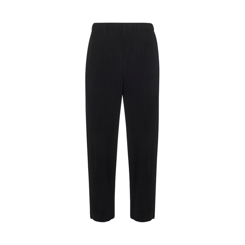 Black pleated MC MARCH trousers