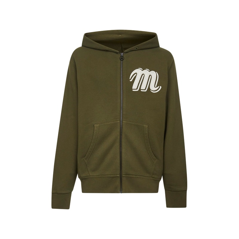 Green Moncler x Mercedes-Benz by Nigo zip-up hoodie