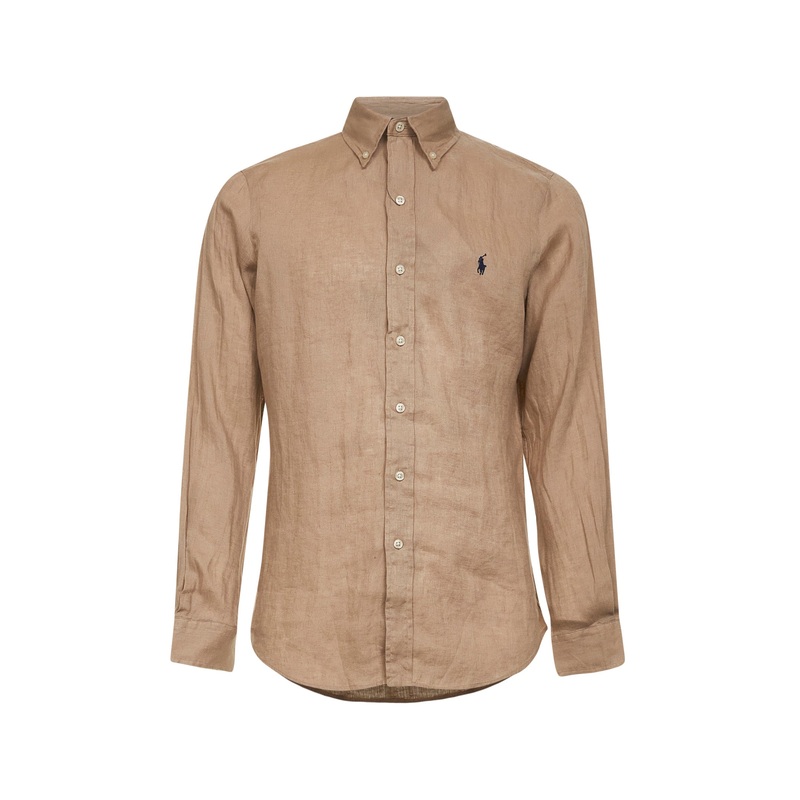 Beige linen Custom-Fit shirt|S|M|L|XL|XXL