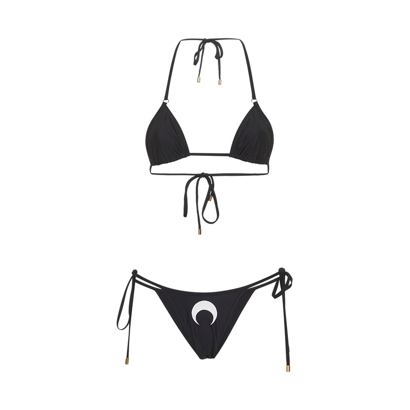 Black jersey Moon logo bikini|M|L|S