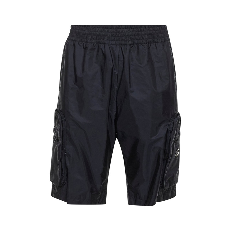 Blue Moncler x Mercedes-Benz by Nigo packable shorts