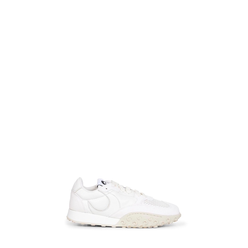 White nappa and suede MS Rise sneakers
