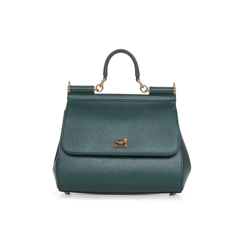 Green large Sicily handbag|PZ