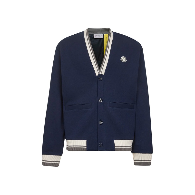 Blue cotton Moncler x Mercedes-Benz by Nigo padded sweatshirt