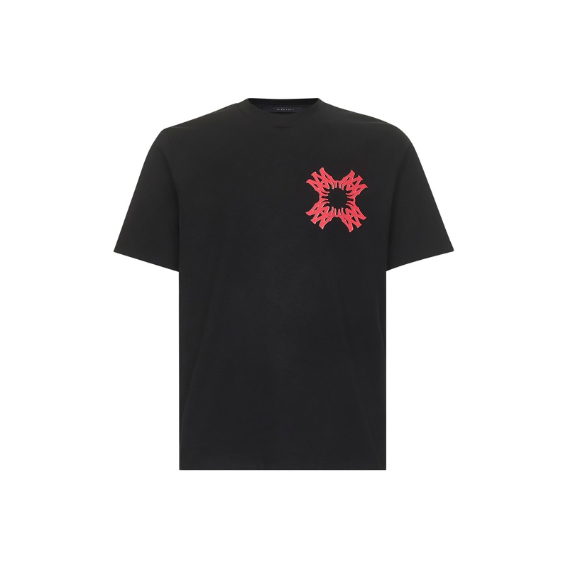 Black cotton jersey MA Quad T-shirt