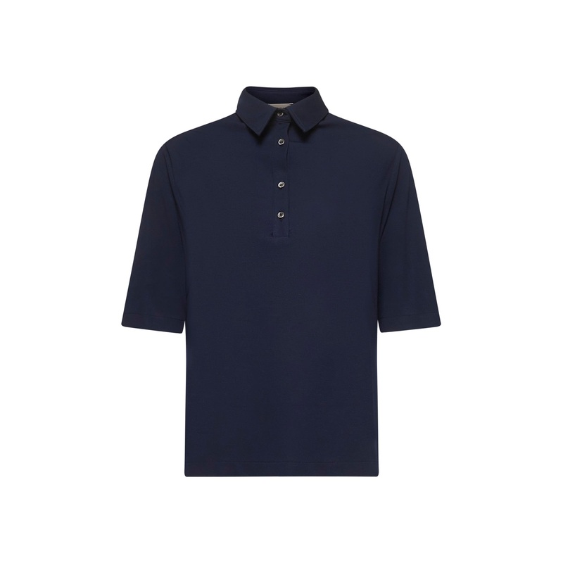 Blue jersey Platy polo shirt|40|42|44|46