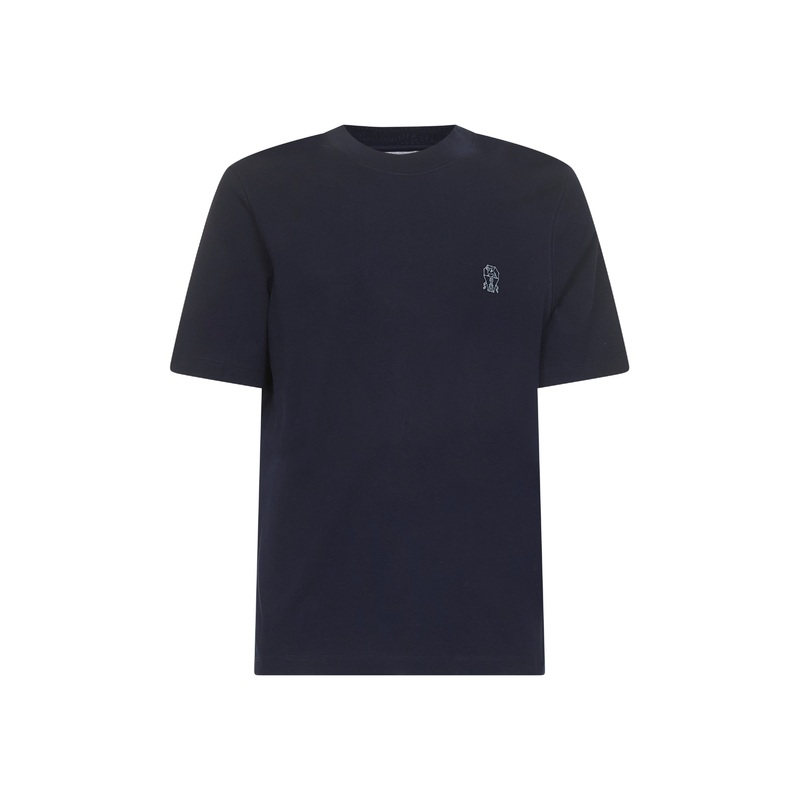 Blue Solomeo crest T-shirt|L|XL|M