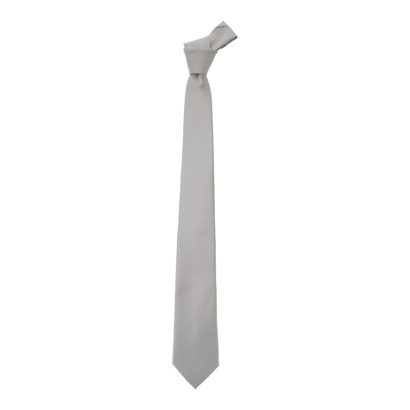 Grey Classic Tie in Fabric Man