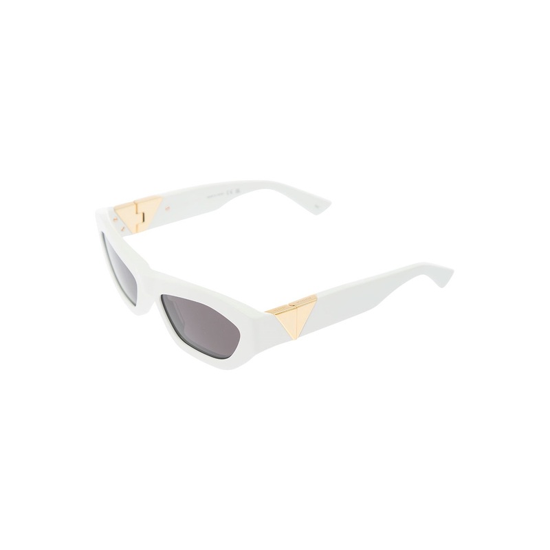 White Sunglasses in Recycled Acetate Woman