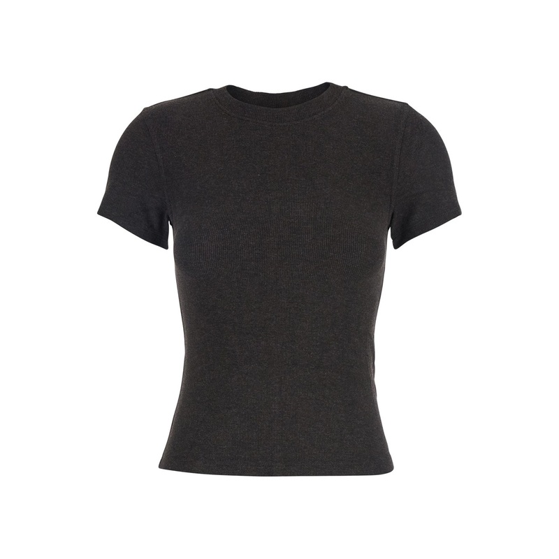 ‘The Rib’ Brown T-Shirt in Cotton Blend Woman