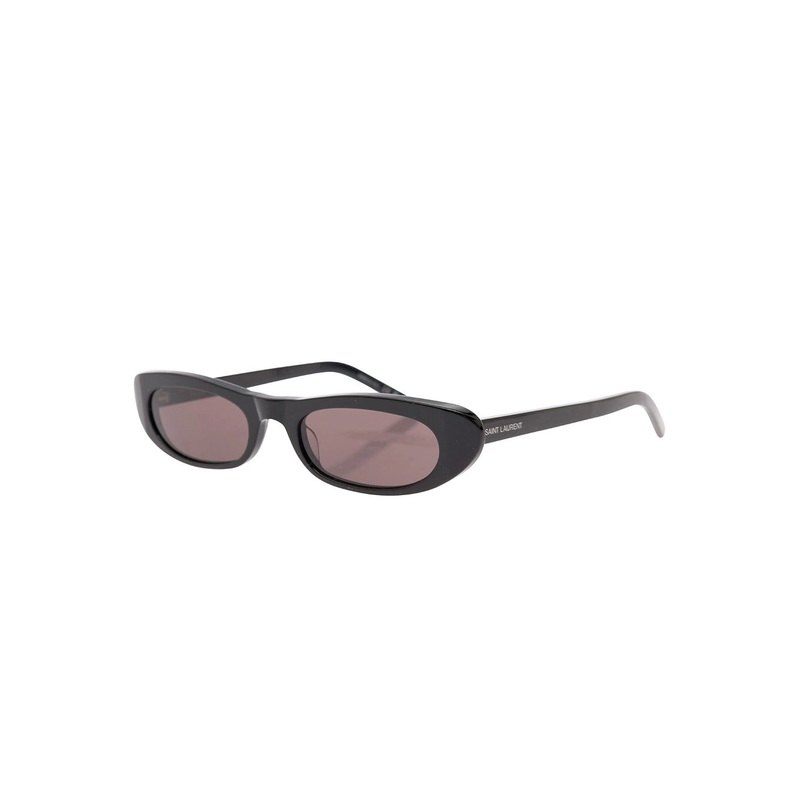 ‘SL 557’ Black Cat-Eye Sunglasses in Acetate Woman