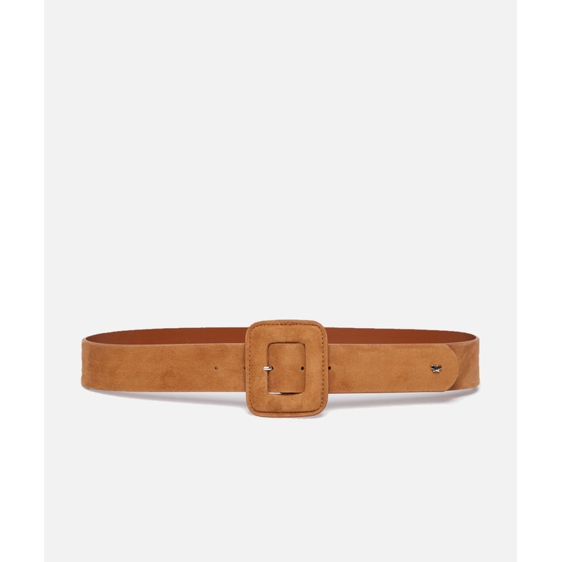 WEEKEND MAX MARA Brio Suede Belt in suede leather