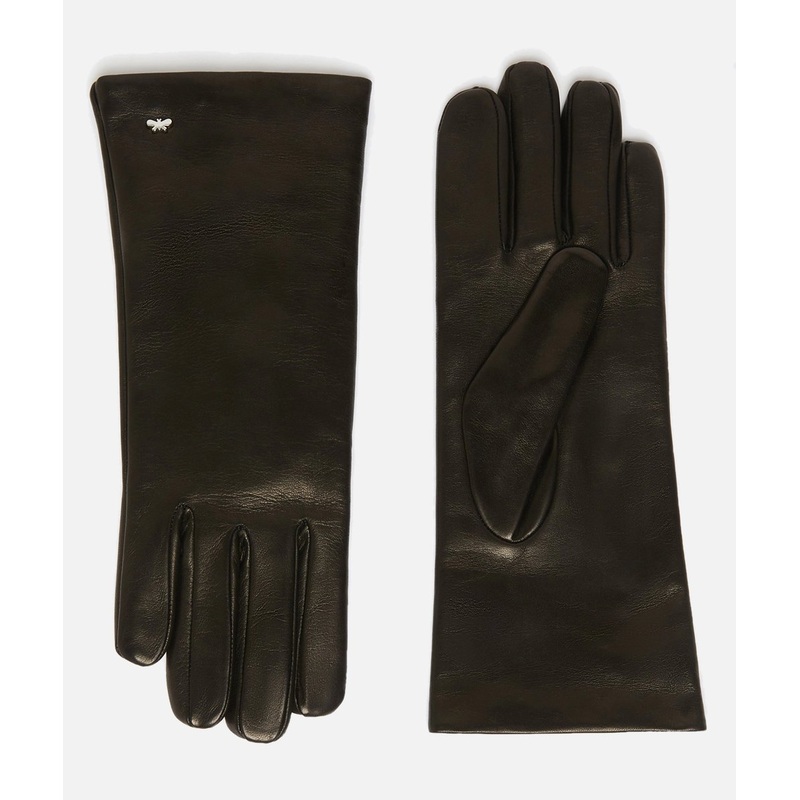 WEEKEND MAX MARA Mustard short nappa gloves