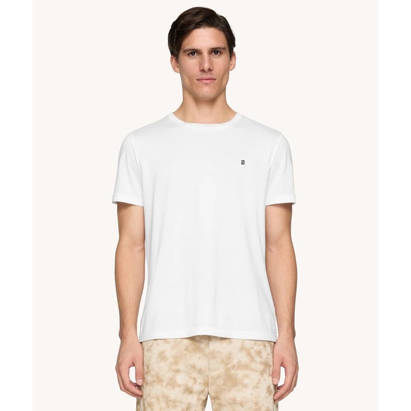 DONDUP Cotton jersey crew neck T-shirt