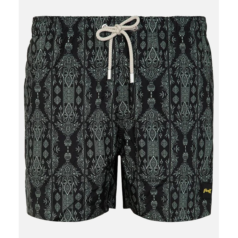 F**K UOMO Men’s F**K Patterned Swimsuit Shorts