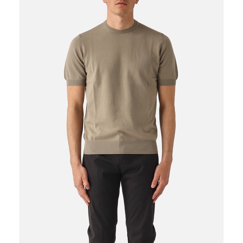 GRAN SASSO Organic cotton knit T-shirt