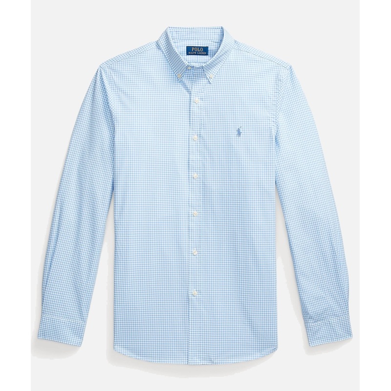 POLO RALPH LAUREN UOMO Slim fit gingham stretch poplin shirt